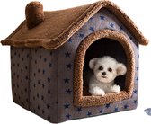 Château Animaux® Hondenmand | Kattenmand | 50 x 40x 46 cm | Hondenbed | Kattenbed | Luxe en Zachte Hondenkussen | Bruin