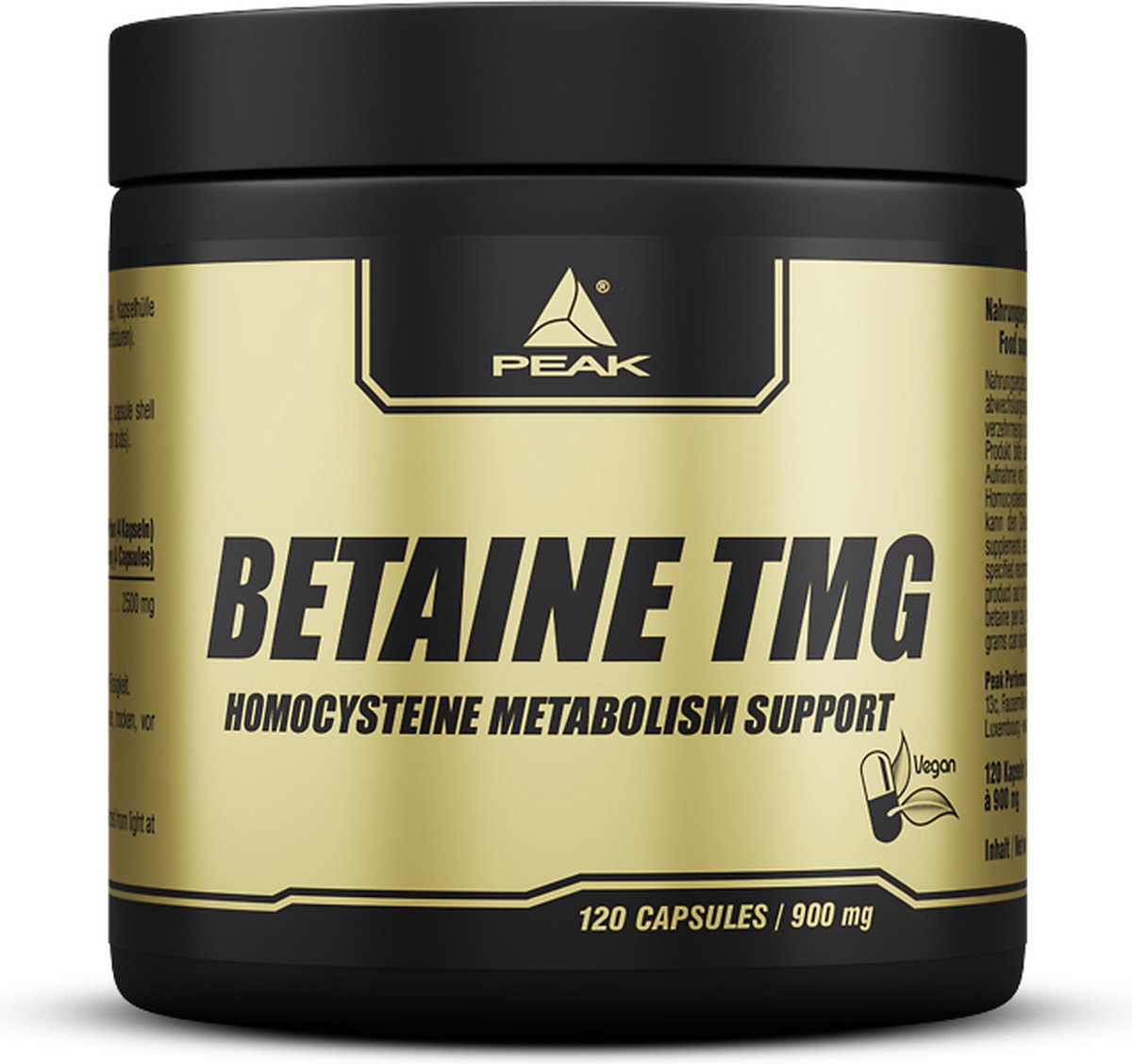 Goedkoopste Peak Betaine TMG (120 caps) Unflavoured - Aminozuren - Aminozuur-Mix