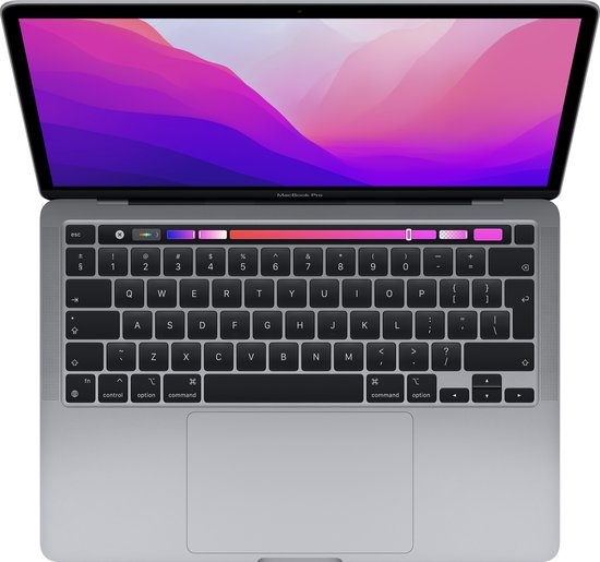 Apple MacBook Pro (2022) MNEH3N/A - CTO - 13.3 inch - Apple M2 - 256 GB - Spacegrijs