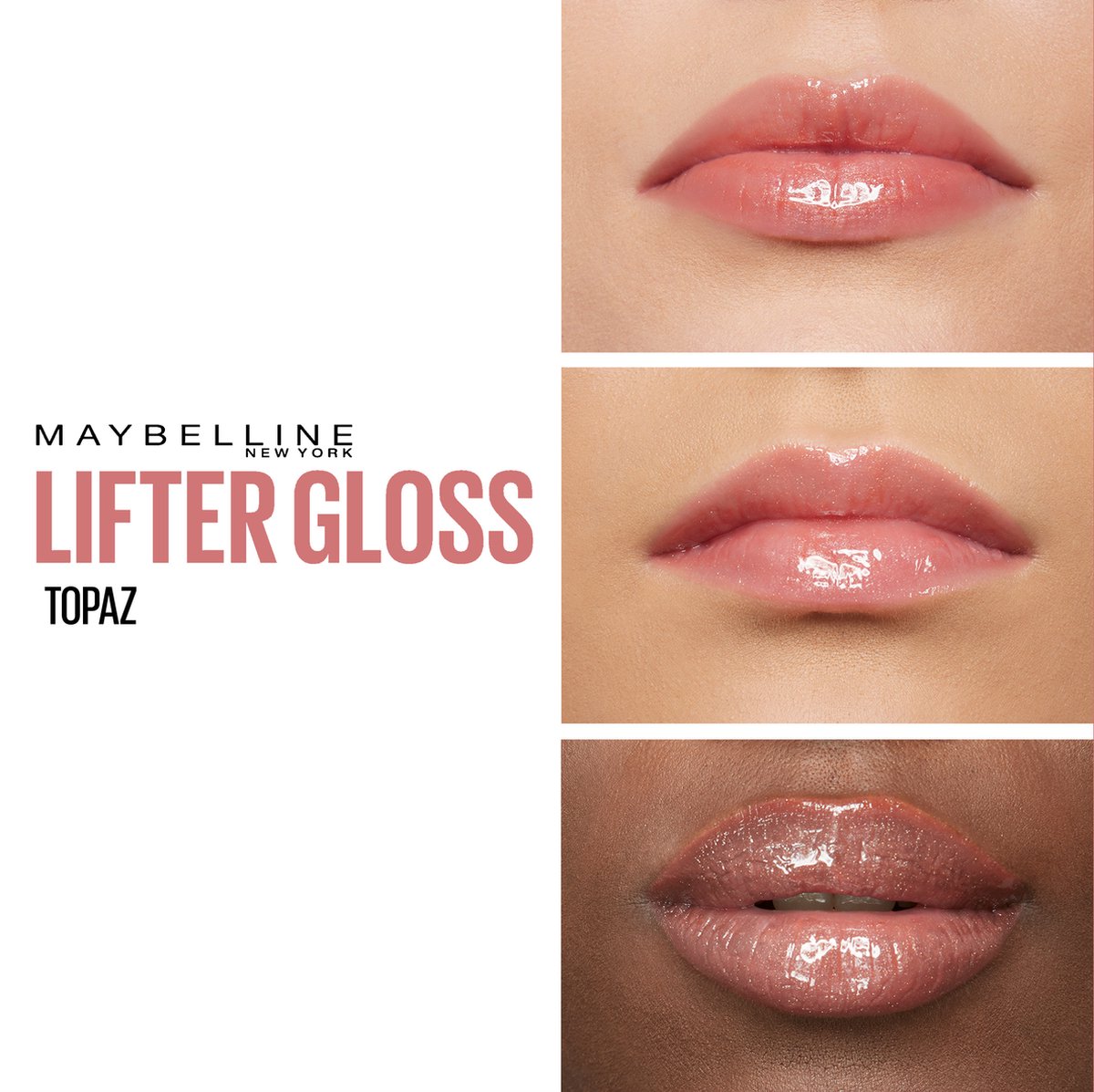 Maybelline New York - Lifter Gloss Lipgloss - 9 Topaz - Roze - Glanzende Lipgloss - Lippen met een glossy, vollere look - 5,4ml — cadeau in Verzorging - foto 2