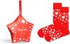 Happy Socks Stars Gift Box (1-pack) - rode kerstster om op te hangen - Unisex - Maat: 41-46