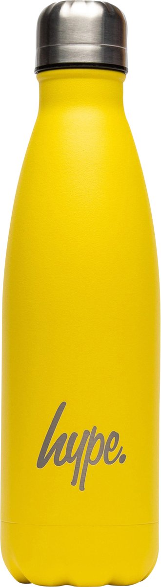 Neon Yellow Powder Coated - Drinkfles - RVS drinkfles - waterfles - RVS waterfles