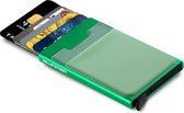 Walletstreet Uitschuifbare Pasjeshouder DS2 Plus - Walletstreet Aluminium Creditcardhouder Card Protector Anti-Skim/ RFID Card Protector 8 Pasjes – Groen/Green