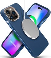 Spigen Cyrill Ultra Color MagSafe Hoesje Geschikt voor Apple iPhone 14 Pro Blauw