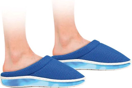 Stepluxe Slippers - Orthopedische Gel slippers - ademend - Blauw