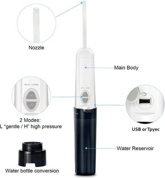Reizen Spuit Hygiëne Zetel Visgerei Hand Held Bide... - Grandado