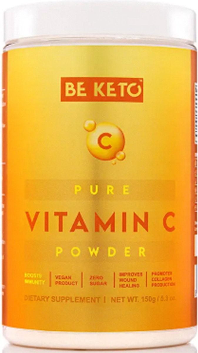 Goedkoopste Be Keto | Vitamin C Powder | Pure | 1 x 150g