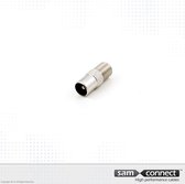 IEC/coax naar F connector, m/f, set 10 stuks | Signaalkabel | sam connect kabel