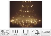 Oneiro’s luxe Cascadeverlichting met vuurvliegjeseffect - 100 led - warm wit - kerst - kerstboom - feestdagen - winter - verlichting - binnen - buiten - sfeer
