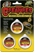 Zoo Med Creatures Food - Insect Food - Jelly Cup - Brown Sugar, Banane, Nectar
