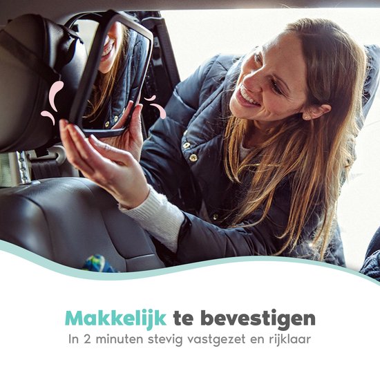 Autospiegel Baby Verstelbaar - Achteruitkijkspiegel - Baby Spiegel Auto Achterbank