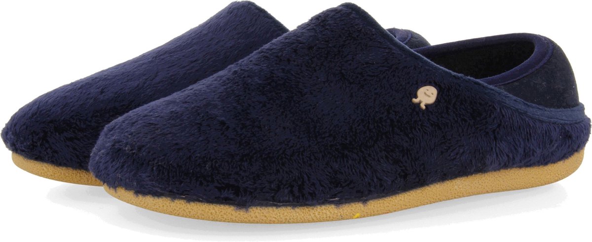 Hot Potatoes 67844 Sloffen Dames - Navy - Maat 41