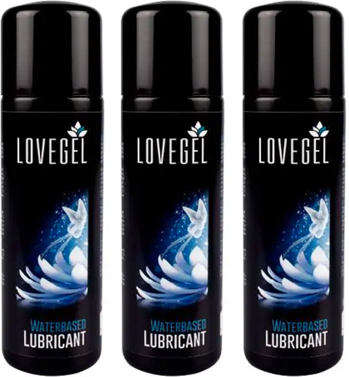 Goedkoopste Lovegel - Glijmiddel op waterbasis - Anaal - Vagina - 100 ml - 3 Stuks