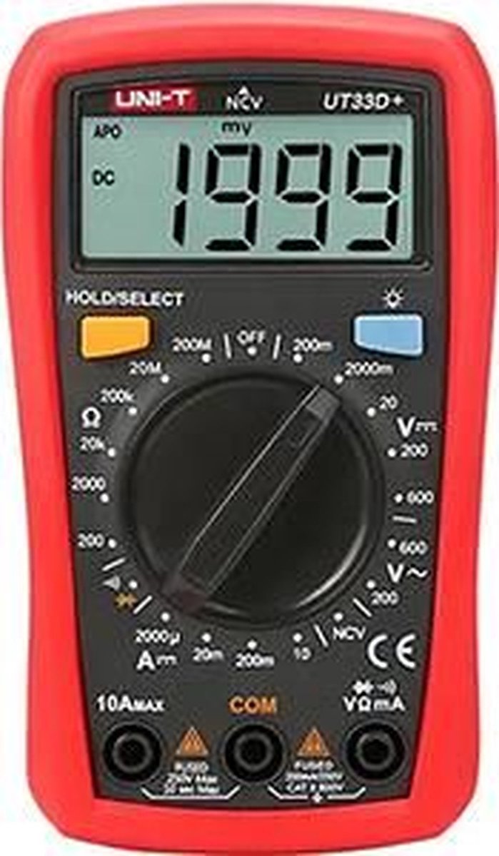UNI-T UT33+ Palm Size Multimeter