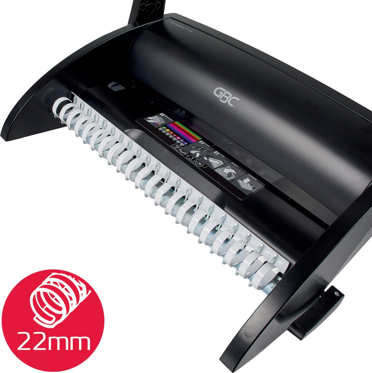 GBC Combbind 110 Pons Inbindmachine voor A3 en A4 Formaten thumbnail 3