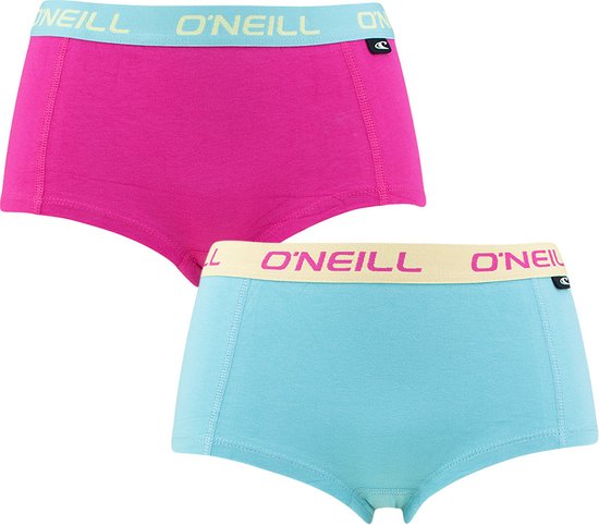 O'Neill dames boxershorts 2P blauw & roze - S