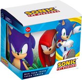 Stor Young Adult - Sega - Mug Céramique en Boîte cadeau Sonic et ses amis - 325 ML