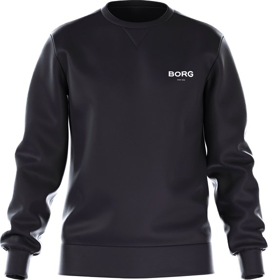 Björn Borg BB Logo Leisure - Sweater- Trui- Top - Heren - Maat XXL- zwart
