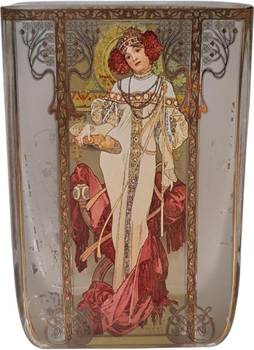 Tableau Mural Goebel Artis Orbis – Alphonse Mucha 'Winter 1900' – Édition Limitée – Occasion