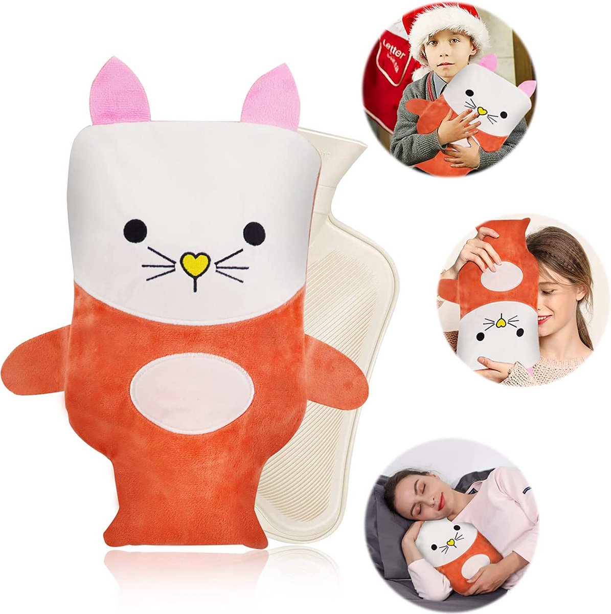 Goedkoopste Heetwaterkruik - Warmwaterkruik - Hot water bottle - Luxe Heetwaterkruik voor winter