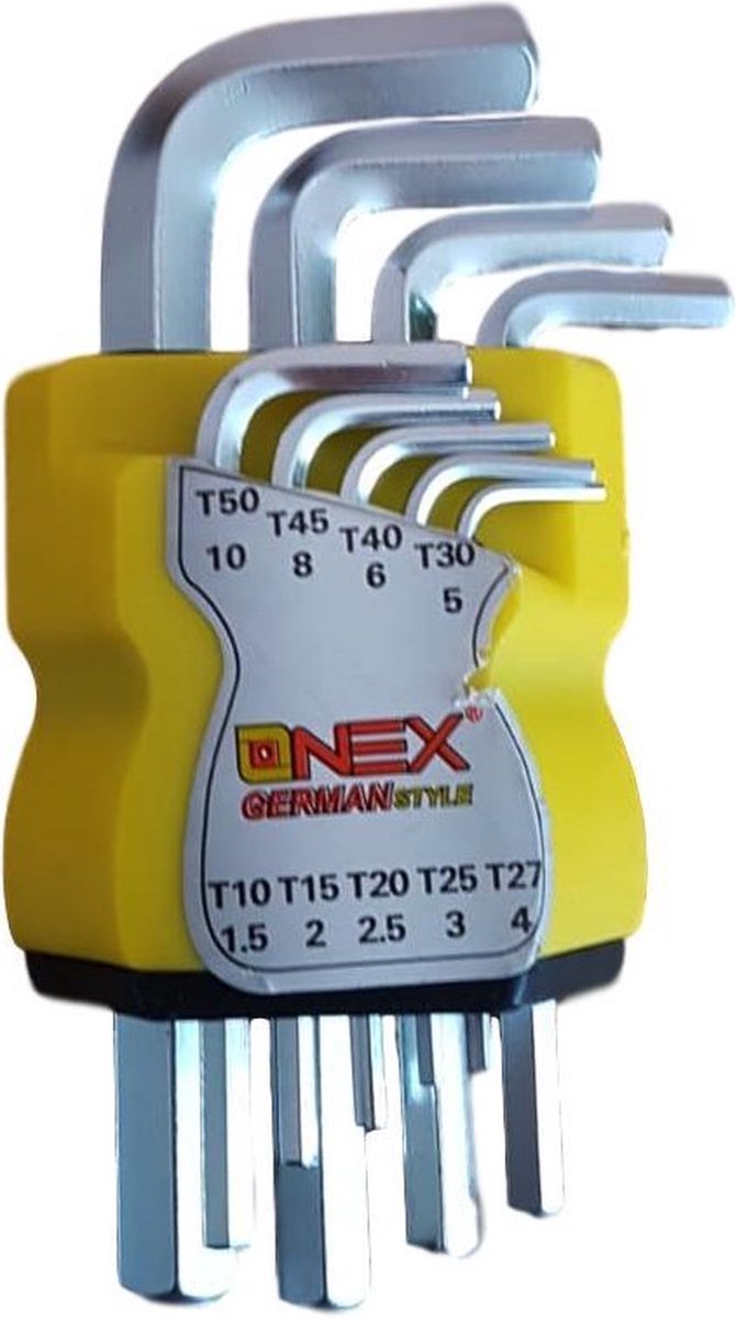 ONEX Inbus TORX sleutelset professioneel 9-delig