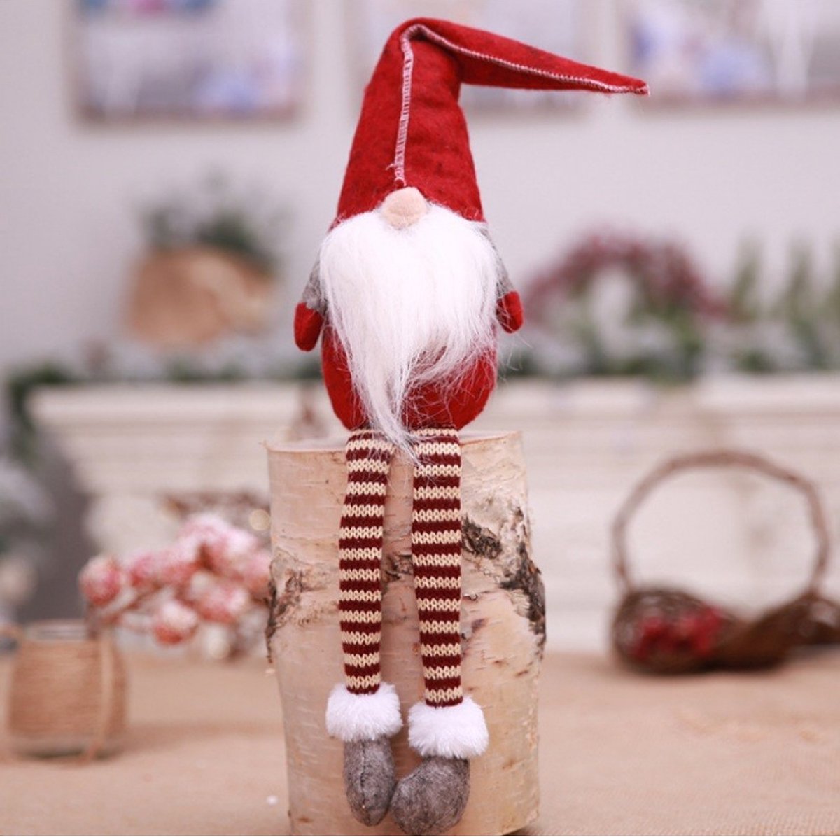 Kabouter - kerst Kabouter - decoratie kerst - Gnome -