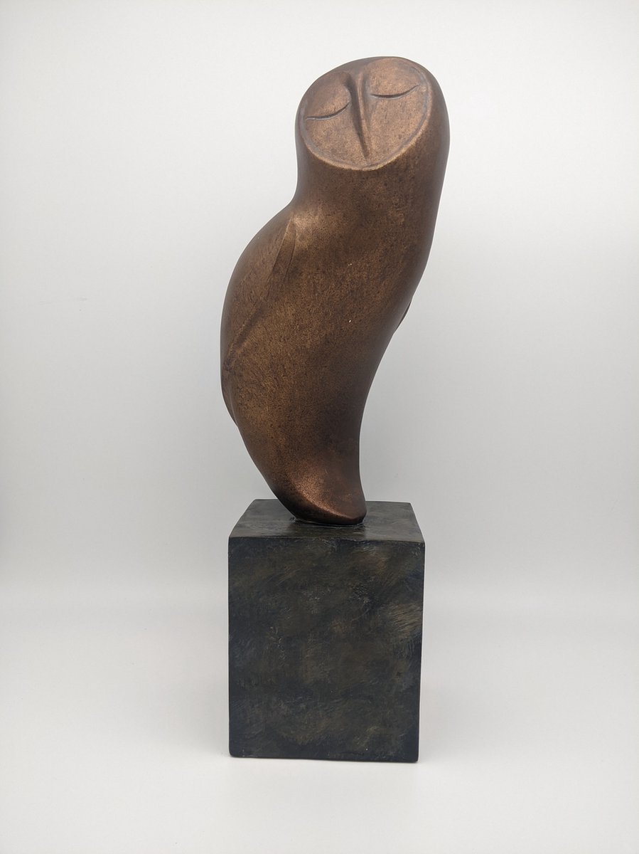 Owl beeld 42 x 15 cm - COCO MAISON