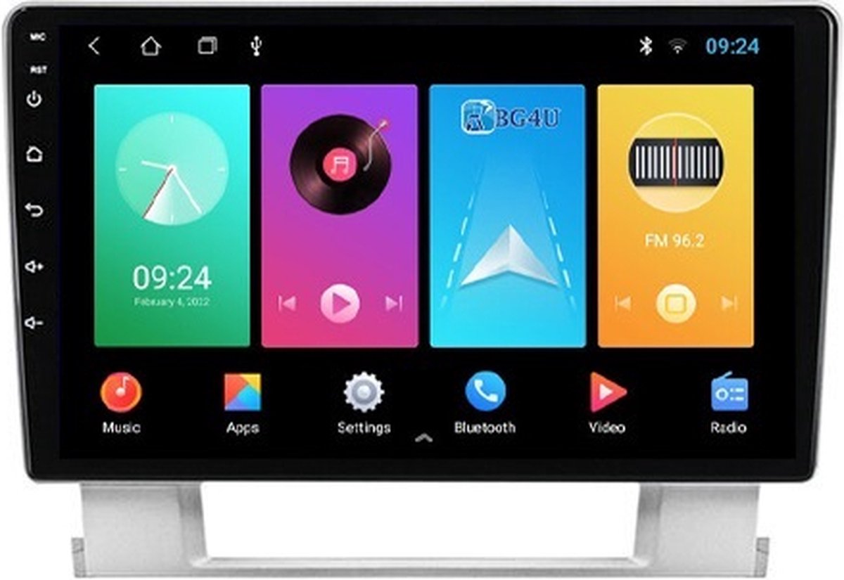 BG4U - Navigatie radio Opel Astra J 2009-2017, Android OS, Apple Carplay, 9 inch scherm, Canbus, GPS, Wifi, OBD2, Bluetooth, 3G/4G