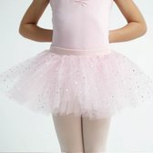 Jupe de danse fille | Rose avec des paillettes | Jupe tutu rose | "Beauty" | Taille 98/104 | Taille 4 ans