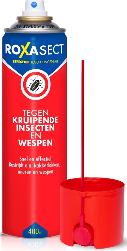 Roxasect Spray tegen Kruipende Insecten en Wespen - Insectenspray - Ongediertebestrijding - Insecten Spray - 400 ml