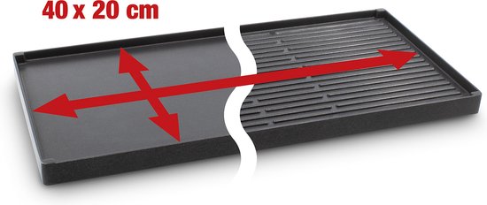 FRITEL Pizza-Raclette Grill PR 3195 - Tafelgrill / Minigrill / Raclette kookplaat - 1200W - 40x20cm - 8 Pers. + 8 Raclettepannetjes & Spatels — afbeelding 2