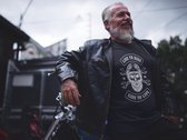 Rick & Rich skull met helm - T-shirt XXL - biker tshirt - Heren biker tshirt - skull tshirt - Mannen biker tshirt - Ride to live shirt