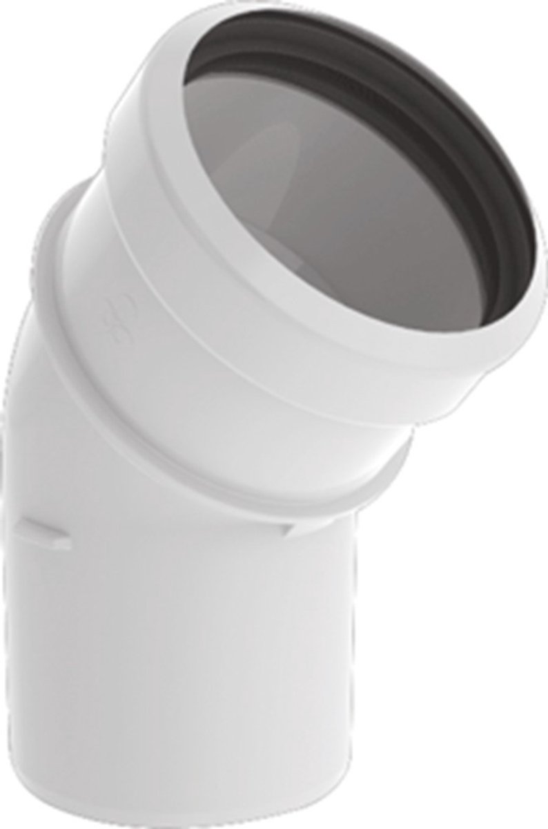 Burgerhout bocht 43gr 80mm safe pp wit