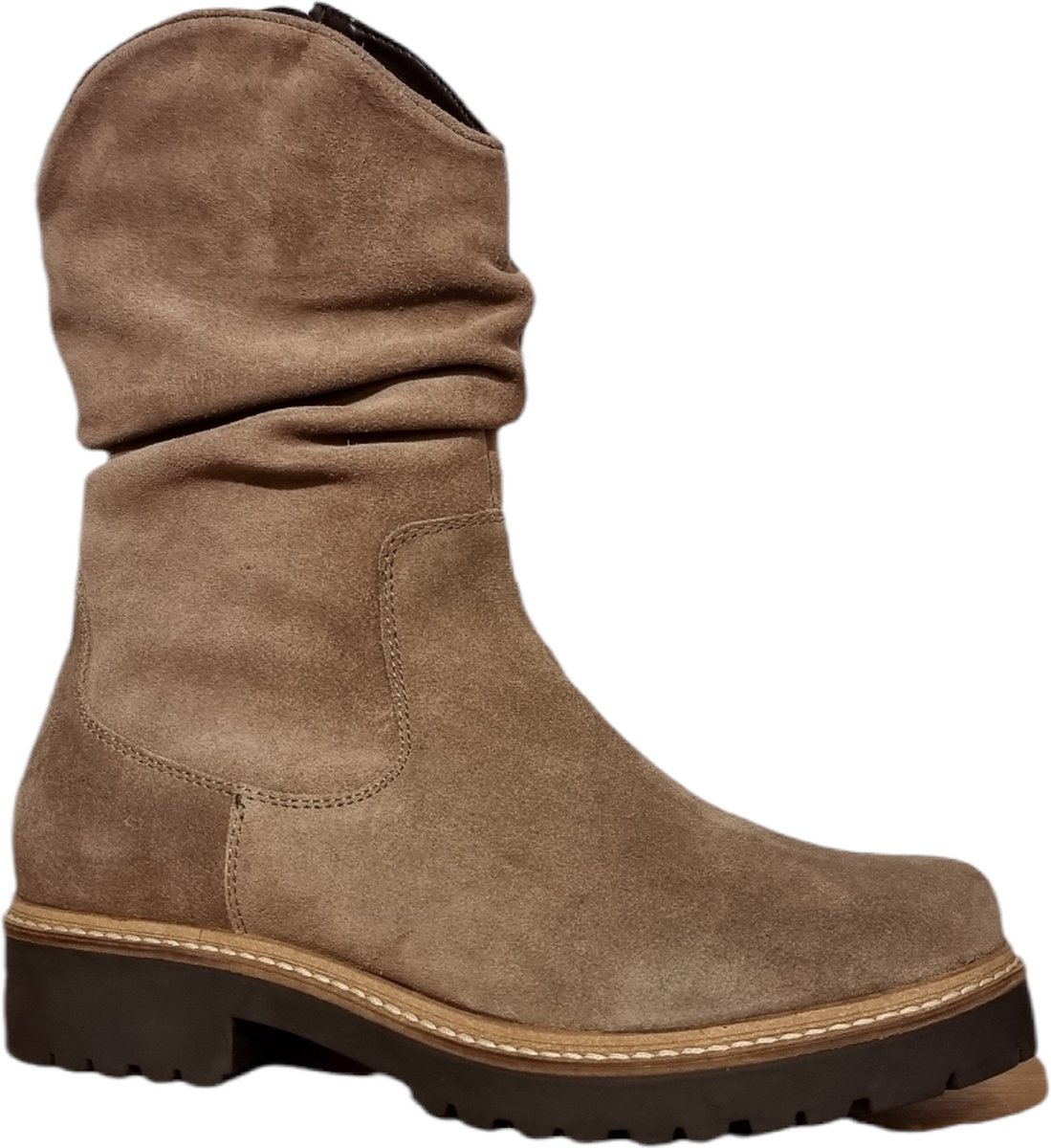 Helioform taupe suede boot art .689.004 0134 maat 4.5/37.5