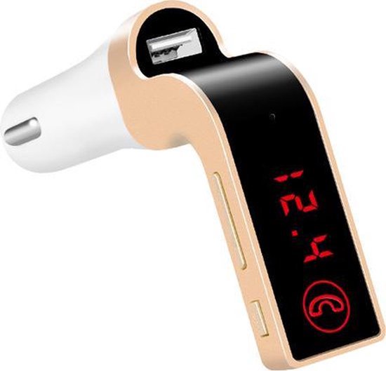 Procar® CARG7 Bluetooth FM Transmitter 1x USB Goud bol