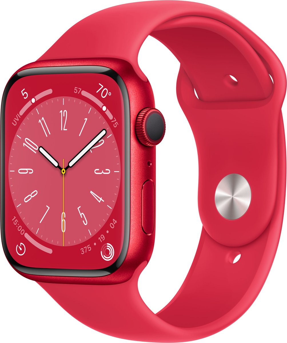 Afbeelding 3 van Apple Watch Series 8 Smartwatch 41mm Rood Aluminium