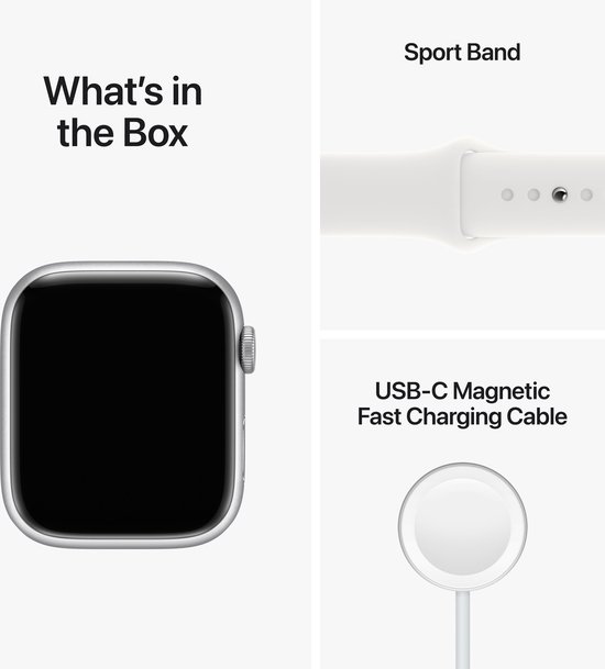 Apple Watch Series 8 - 41mm - Zilver Aluminium