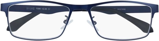SILAC - BLUE METAL - Leesbrillen voor Mannen - Montuur in metaal - Sterkte +5.00