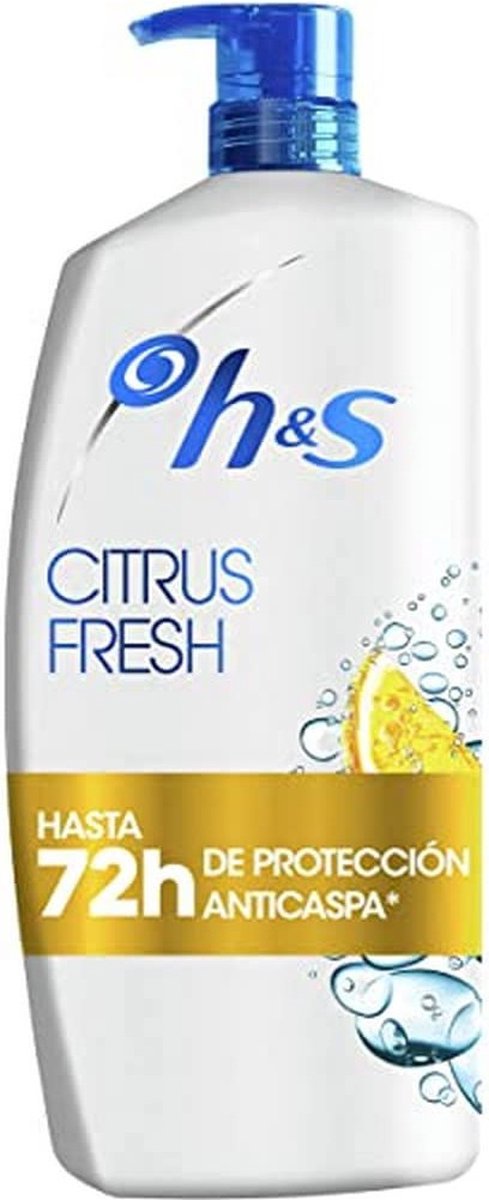 Head & Shoulders H & S Citrus Fresh Cabellos Gasos Champú 900 Ml