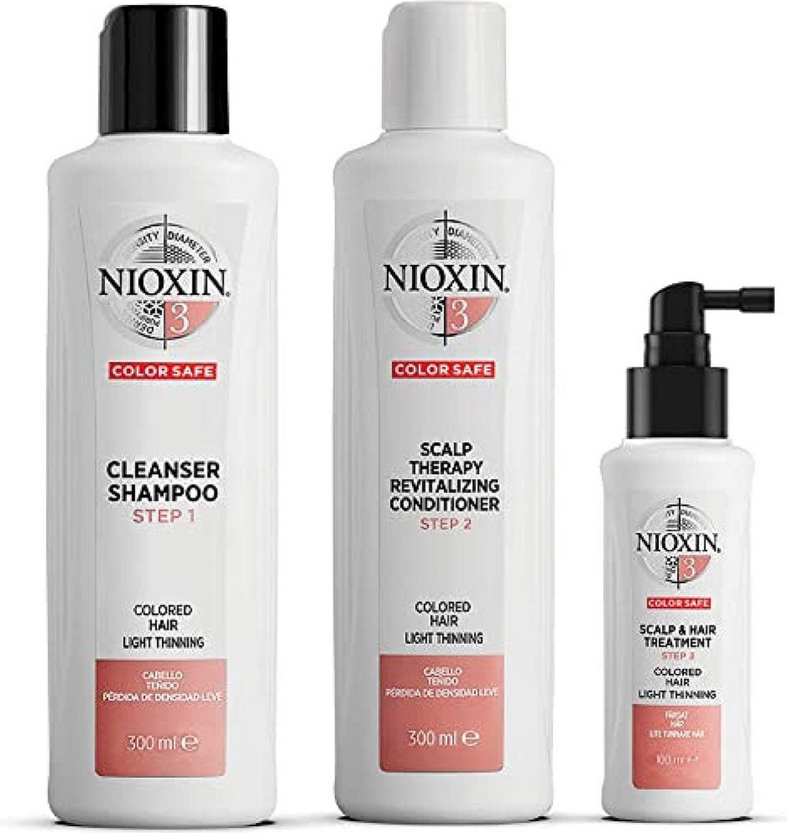 Kappersset Nioxin System 3 Shampoo Conditioner Behandeling (3 pcs)