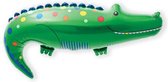 folieballon - krokodil - crocodile - 91 cm - ballon - feestje - helium of lucht