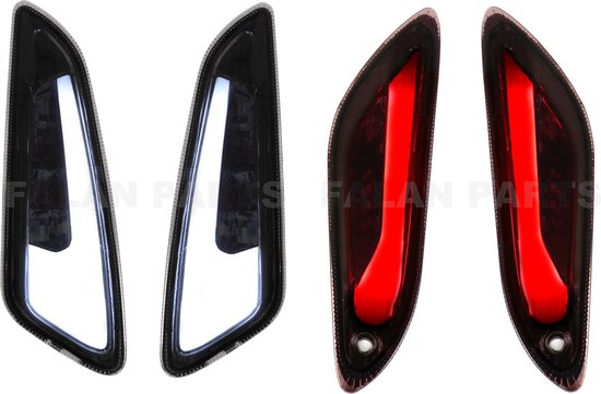 Led Tube Knipperlichten | Vespa | Knipperlichtenset | Voor en Achter | Sprint | Primavera | Vespa Knipperlicht