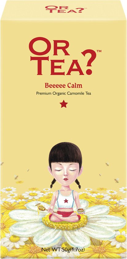 Or Tea? Beeeee Calm | Biologische kamille infusie | 50g losse thee - navulverpakking