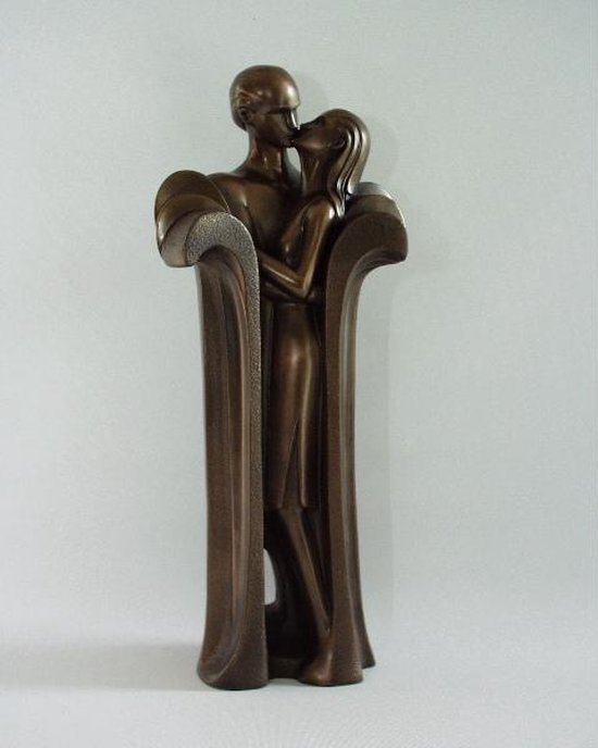 Sculptuur - 35 cm hoog - Bronzen beeld genaamd 