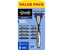 Wilkinson - Sword - Hydro 3 - Scheermes - Met 9 Mesjes