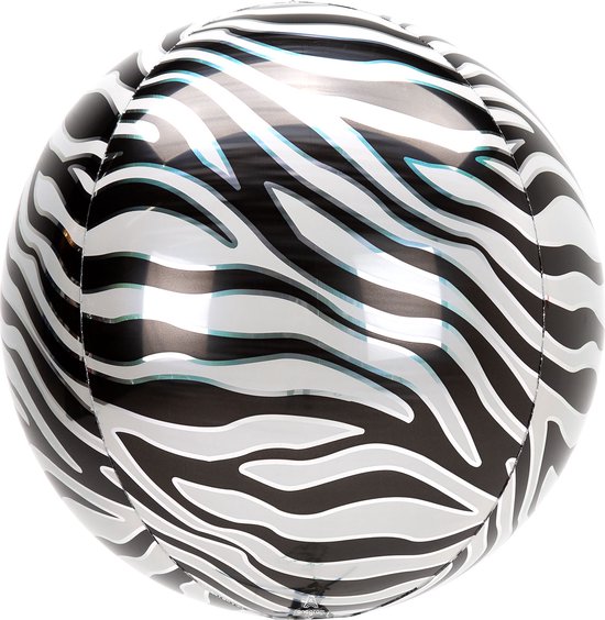 Orbz ballon zebra print | 38 cm