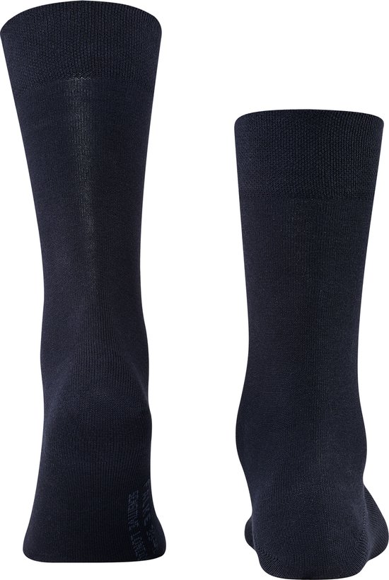 FALKE Sensitive London met comfort tailleband katoen sokken heren blauw - maat 39-42