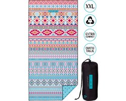 LAY ON ME® Aztec Dreams - 100x200 cm reishanddoek - XXL strandlaken - luxe handdoek - gemaakt voor reizen - Layonme