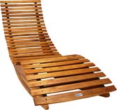 Casaria Ligstoel - FSC®-Gecertificeerd Acaciahout -150x60x93cm