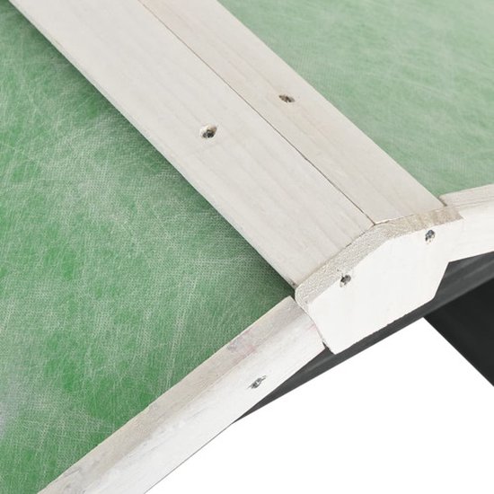 vidaXL - Overkapping - voor - grasmaaier - 72x87x50 - cm - vurenhout - grijs - en - wit van VidaXL — afbeelding 3